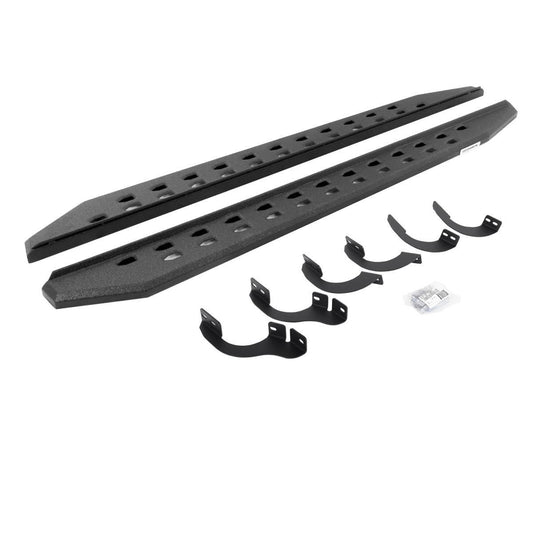 Go Rhino 14-22 Toyota 4Runner (No Ltd/Ngtshd) Rb20 Slim Running Boards Kit(w/Brackets) - Bedliner Ct - Mammoth Racing -