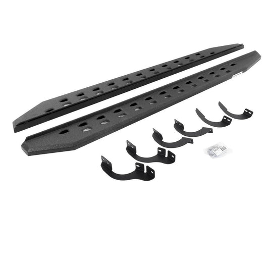 Go Rhino 2022 Toyota Tundra DC 4dr Rb20 Slim Kit w/RB20 Slim Running Board + Brkts - Tex. Blk - Mammoth Racing -
