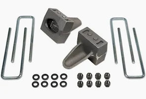 Fabtech 04-08 Ford F150 5in Rear Leaf Spring Block Kit - Mammoth Racing -