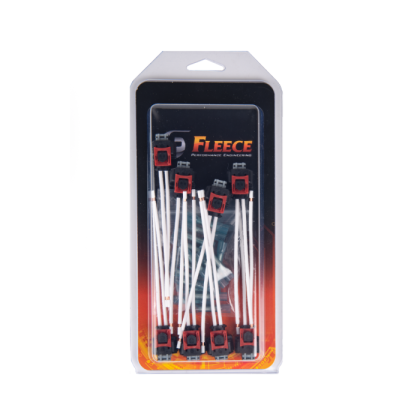 Fleece Performance 17-22 GM 2500/3500 Duramax Replacement Fuel Injector Connector w/Pigtail (8 Pack) - Mammoth Racing -