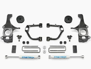 Fabtech 16-18 Toyota Tundra 2wd/4wd 4in Budget UCA System w/Rear Perf. Shocks - Mammoth Racing -