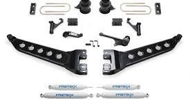 Fabtech 13-16 Ram 3500 4WD w/Factory Radius Arms 5in Radius Arm System w/DL Shocks - Mammoth Racing -