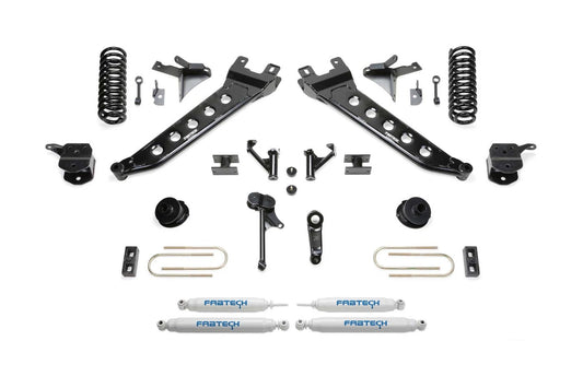 Fabtech 13-18 Ram 3500 4WD 5in Basic System - Component Box 2 w/Performance Shock Absorbers - Mammoth Racing -