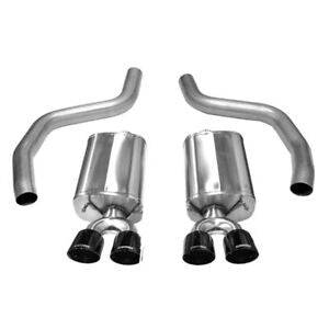 Corsa 05-08 Chevrolet Corvette C6 6.0L V8 Black Sport Axle-Back Exhaust - Mammoth Racing -