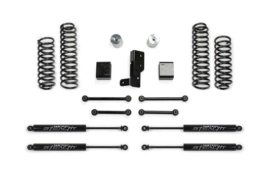 Fabtech 2021 Jeep JL 4XE 4 Dr 3in Sport System w/ Stealth - Mammoth Racing -
