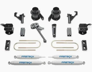 Fabtech 13-18 Ram 3500 4WD w/Factory Radius Arms 5in Basic System w/Perf. Shocks - Mammoth Racing -